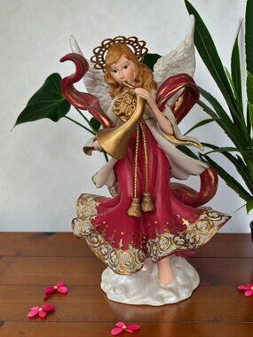 Angels Beside Me Riley Guardian of Heartfelt Congratulations Resin Figurine 2008